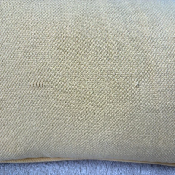 Ralph Lauren yellow oblong pillow cover - Picture 4 of 11